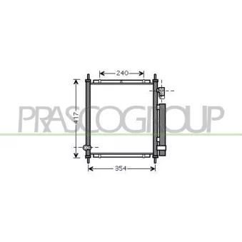 Condenseur, climatisation PRASCO OEM 80110SAA003