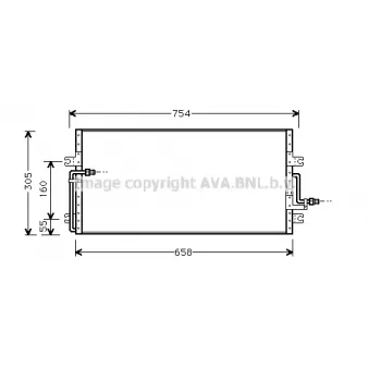 Condenseur, climatisation PRASCO [HD5087]