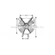 Ventilateur, refroidissement du moteur PRASCO [HD7506]