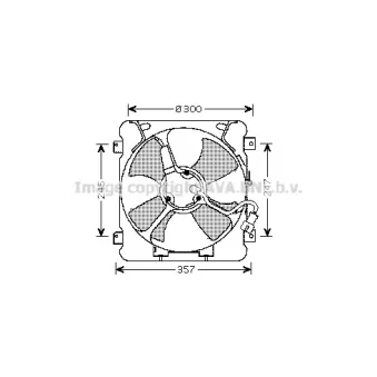 Ventilateur, refroidissement du moteur PRASCO [HD7527]
