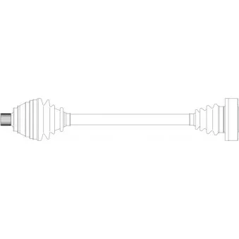 Arbre de transmission GENERAL RICAMBI AU3255
