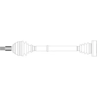 Arbre de transmission avant droit GENERAL RICAMBI AU3281