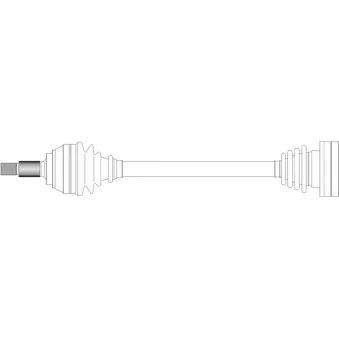 Arbre de transmission GENERAL RICAMBI AU3305