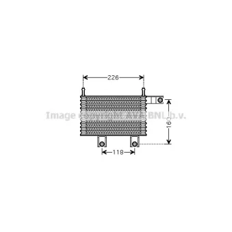 Radiateur d'huile de boîte automatique PRASCO [HY3153]