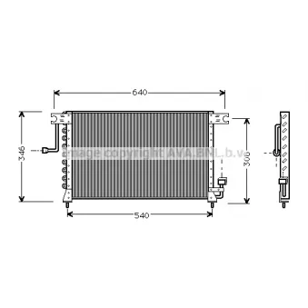 PRASCO HY5036 - Condenseur, climatisation