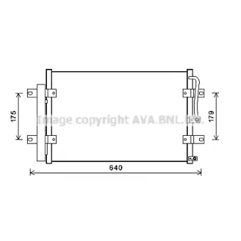 PRASCO HY5361D - Condenseur, climatisation