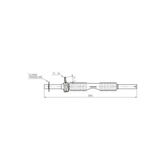 Crémaillière de direction GENERAL RICAMBI OEM 811419063A