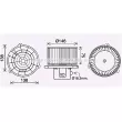 Moteur électrique, pulseur d'air habitacle PRASCO [HY8462]