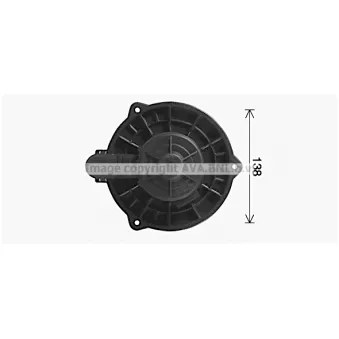 Moteur électrique, pulseur d'air habitacle PRASCO [HY8478]