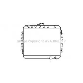 PRASCO IS2003 - Radiateur, refroidissement du moteur
