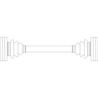GENERAL RICAMBI BW3002 - Arbre de transmission
