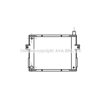 PRASCO IV2029 - Radiateur, refroidissement du moteur