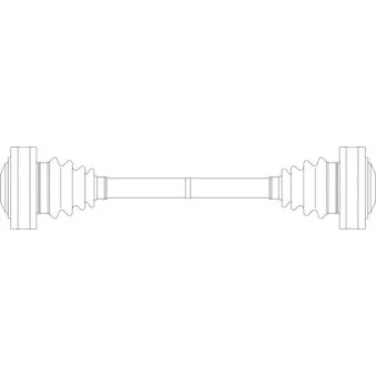 Arbre de transmission GENERAL RICAMBI OEM 33211227097
