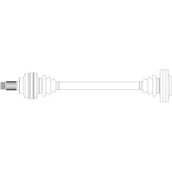 Arbre de transmission GENERAL RICAMBI BW3078