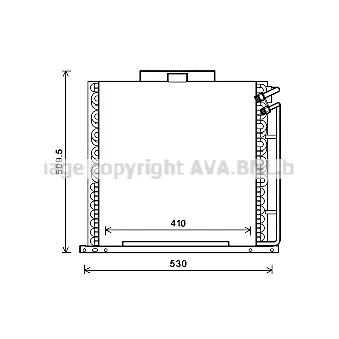 PRASCO JD5051 - Condenseur, climatisation