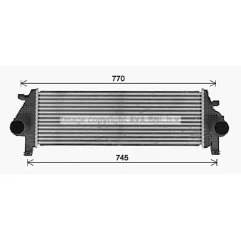 PRASCO JE4083 - Intercooler, échangeur