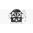 Ventilateur, refroidissement du moteur PRASCO [JE7085]