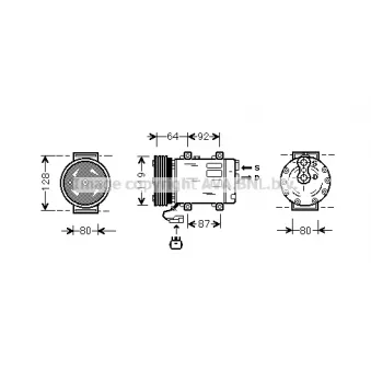 PRASCO JEK029 - Compresseur, climatisation