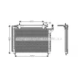 Condenseur, climatisation PRASCO [JR5013D]