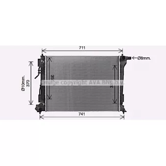 PRASCO KA2318 - Radiateur, refroidissement du moteur