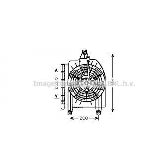 PRASCO KA7514 - Ventilateur, refroidissement du moteur