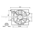 Ventilateur, refroidissement du moteur PRASCO [KA7524]