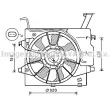 Ventilateur, refroidissement du moteur PRASCO [KA7535]