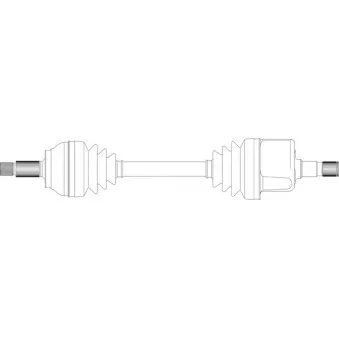Arbre de transmission avant gauche GENERAL RICAMBI CI3012
