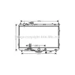 Radiateur, refroidissement du moteur PRASCO [KAA2071]