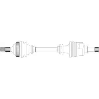 Arbre de transmission avant gauche GENERAL RICAMBI OEM 95624472