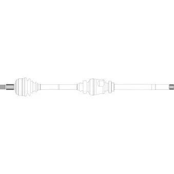 Arbre de transmission avant droit GENERAL RICAMBI OEM 3273W0