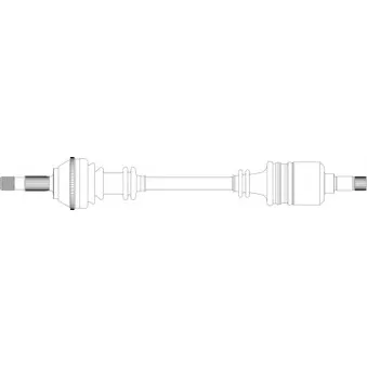 Arbre de transmission avant gauche GENERAL RICAMBI OEM 3272J0