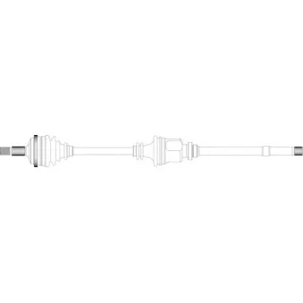 GENERAL RICAMBI CI3142 - Arbre de transmission avant droit