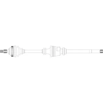 Arbre de transmission avant droit GENERAL RICAMBI OEM 3273W9
