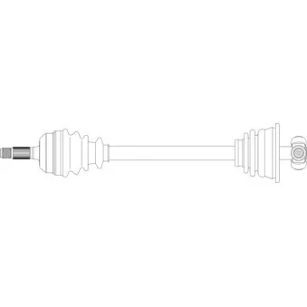 GENERAL RICAMBI CI3199 - Arbre de transmission avant gauche
