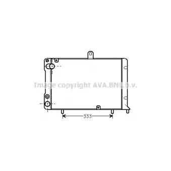 PRASCO LC2002 - Radiateur, refroidissement du moteur