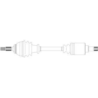 Arbre de transmission avant gauche GENERAL RICAMBI OEM 32725Q