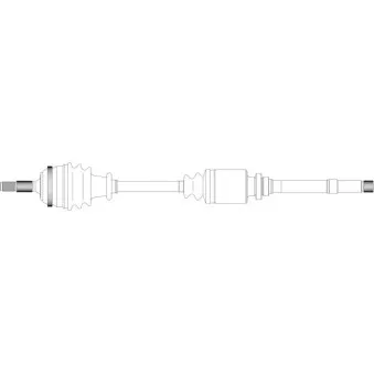 Arbre de transmission avant droit GENERAL RICAMBI OEM 32737R