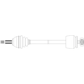 GENERAL RICAMBI FI3072 - Arbre de transmission avant gauche