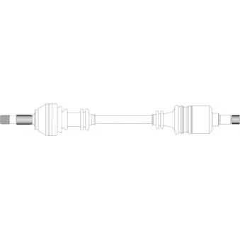 Arbre de transmission avant gauche GENERAL RICAMBI OEM 3272J0