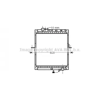 PRASCO ME2234 - Radiateur, refroidissement du moteur