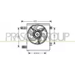 PRASCO ME302F001 - Ventilateur, refroidissement du moteur