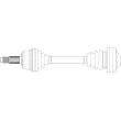 GENERAL RICAMBI FI3321 - Arbre de transmission avant gauche