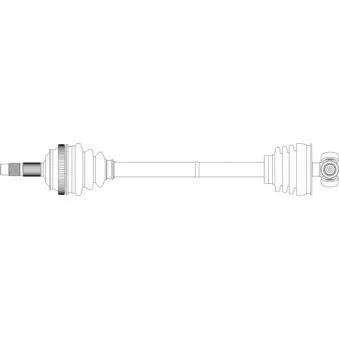 GENERAL RICAMBI FI3334 - Arbre de transmission avant droit