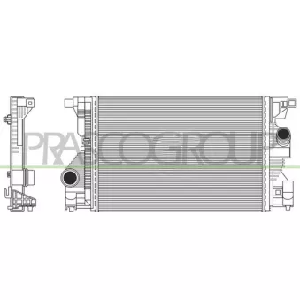 PRASCO ME332N001 - Intercooler, échangeur