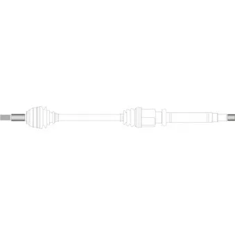 GENERAL RICAMBI FO3234 - Arbre de transmission avant droit