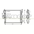 PRASCO ME820R002 - Radiateur, refroidissement du moteur