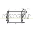 PRASCO ME907R004 - Radiateur, refroidissement du moteur