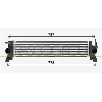 Intercooler, échangeur PRASCO ME912N003