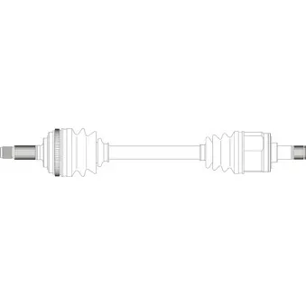 Arbre de transmission avant gauche GENERAL RICAMBI HO3163